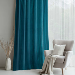Draperie Blackout Catifea Premium turcoaz (2025) Perdele de Poveste