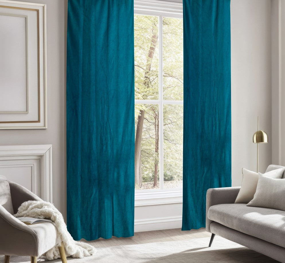 Draperie Blackout Catifea Premium turcoaz (2025) Perdele de Poveste