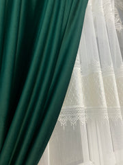 Draperie Catifea Premium Blackout verde Perdele de Poveste