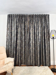 Draperie Catifea Premium crem cu nuante de auriu/argintiu (Copy) Perdele de Poveste