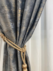 Draperie Catifea Premium crem cu nuante de auriu/argintiu (Copy) Perdele de Poveste