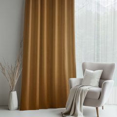 Draperie Soft crem cărămiziu (2025) Perdele de Poveste