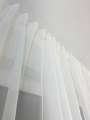 Perdea triplu voal broderie ondulata Perdele de Poveste