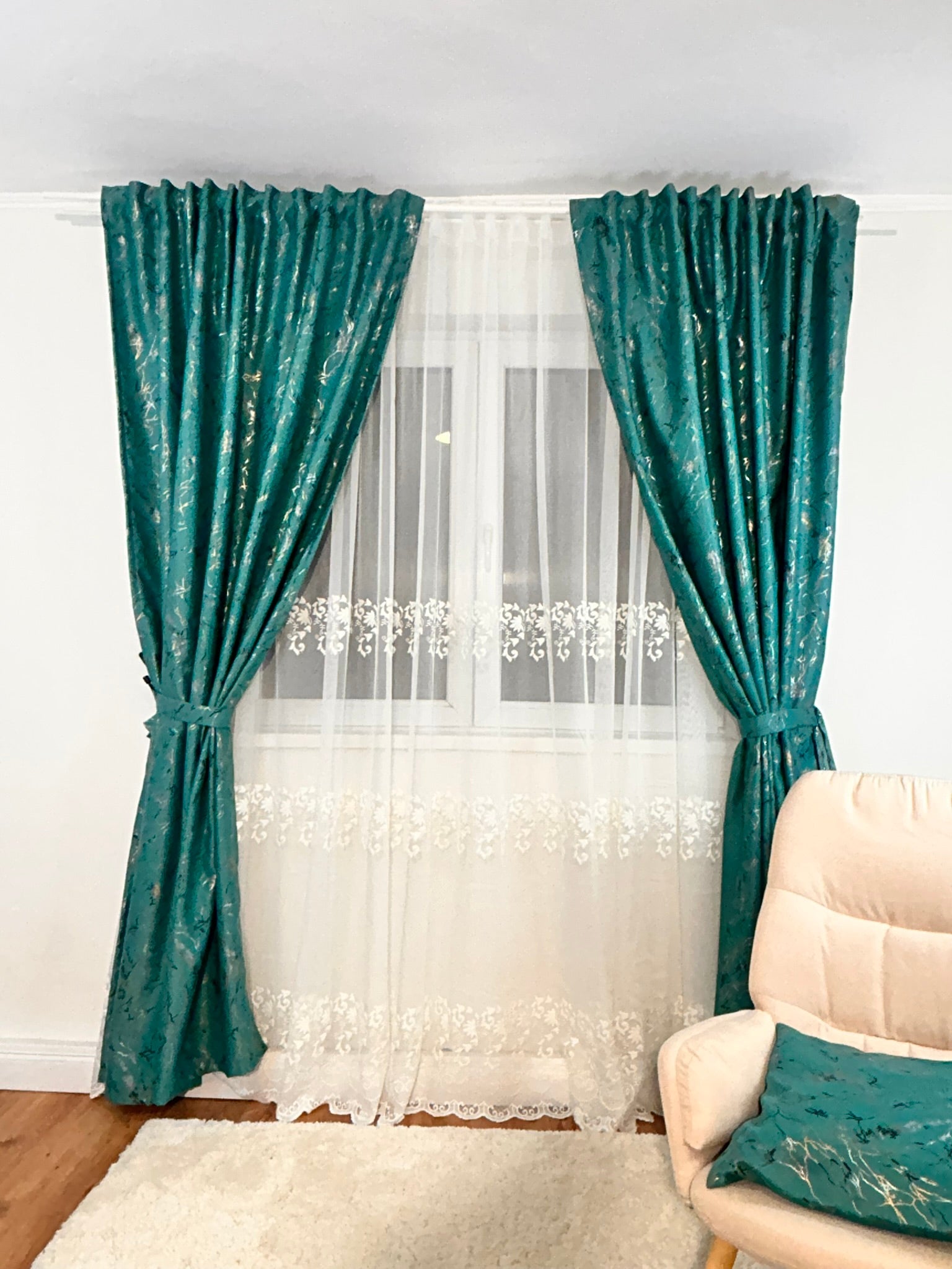 Set Perdea si Draperie Blackout Zenaida Perdele de Poveste