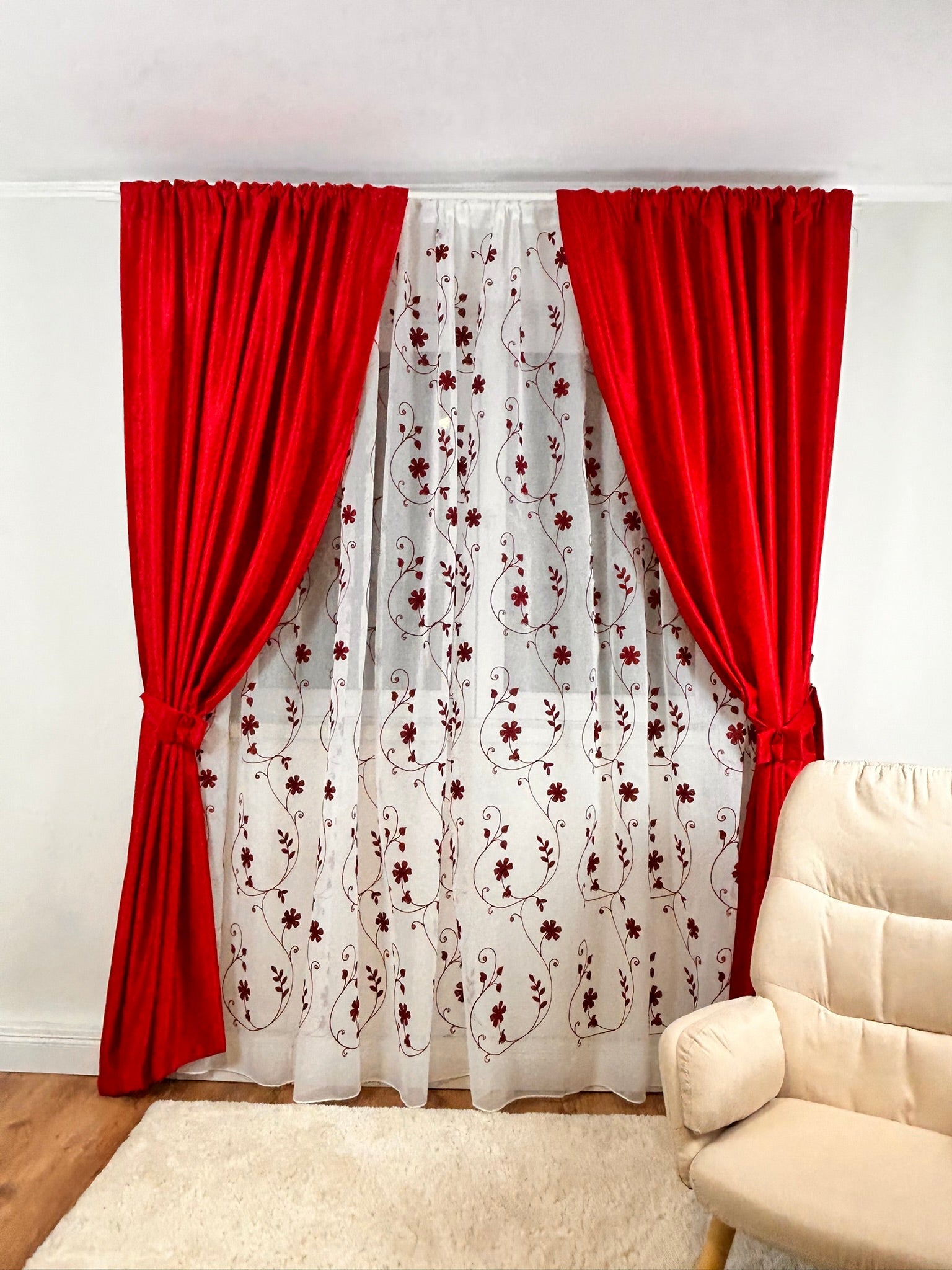 Set Perdea si Draperie soft Vanessa Perdele de Poveste