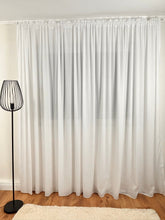 Perdea alba cu model baroc alb Perdele de Poveste