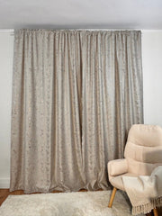 Draperie Catifea Premium crem cu nuante de auriu/argintiu (Copy) Perdele de Poveste