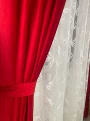 Set Perdea si Draperie Catifea Premium Lortena Demo Perdele de Poveste