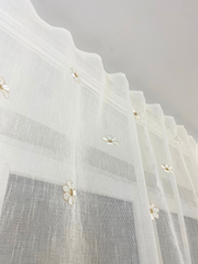 Perdea Bucătărie Flori Margarete Perdele de Poveste