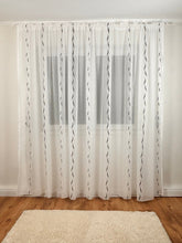 Perdea alba cu model 2045 Perdele de Poveste