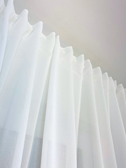 Perdea Matase alba mai plina detaliu 2 Perdele de Poveste