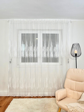 Perdea alba cu broderie Perdele de Poveste