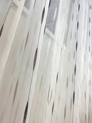 Perdea din Voal fin cu nuanta Alb, Crem si Maro Perdele de Poveste