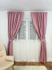 Set Perdea si Draperie Catifea Premium Anisia Perdele de Poveste