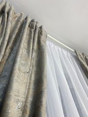 Set Perdea si Draperie Catifea Premium Melania Perdele de Poveste