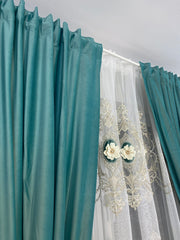 Set Perdea si Draperie Catifea Imperial Caterina