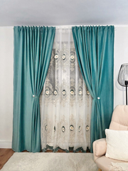 Set Perdea si Draperie Catifea Imperial Caterina