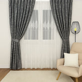 Set Perdea si Draperie Catifea cu model Crina Perdele de Poveste