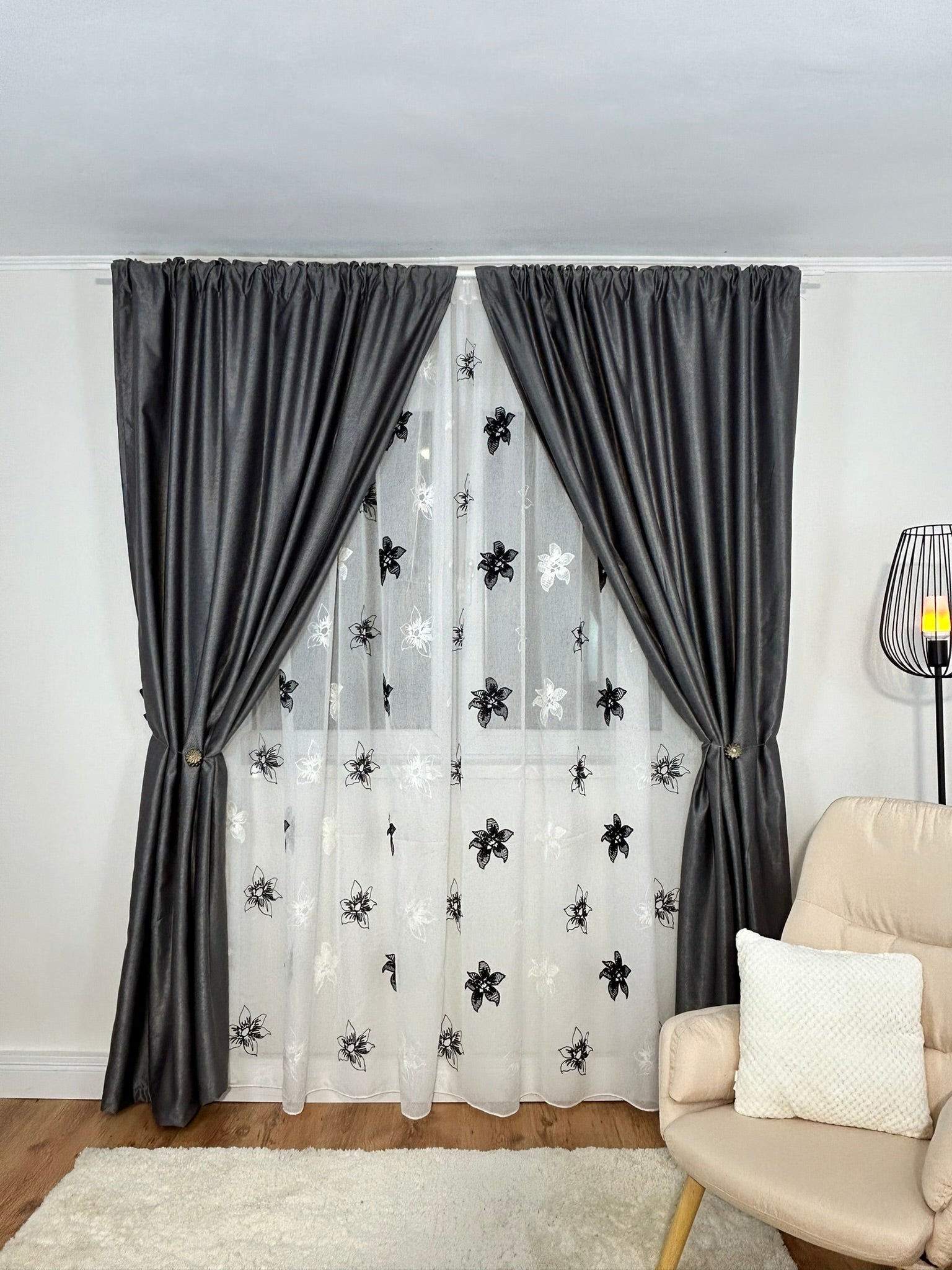 Set Perdea si Draperie Soft Aura Perdele de Poveste