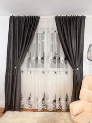 Set Perdea si Draperie Soft Emina - Perdele de Poveste