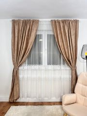 Set Perdea si Draperie Soft Rebeca Perdele de Poveste