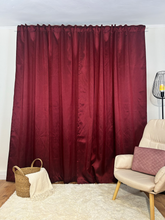 Draperie grena semitransparenta Perdele de Poveste