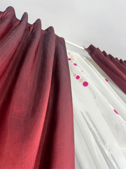 Draperie grena semitransparenta Perdele de Poveste