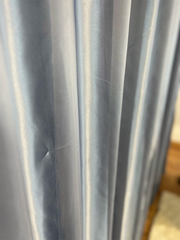 Draperie bleu cu model linii semitransparenta Perdele de Poveste