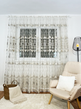 Perdea alba cu Broderie cod 2055 Perdele de Poveste