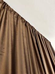 Draperie Blackout Catifea Premium maro Perdele de Poveste
