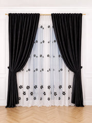 Set Perdea si Draperie Catifea Premium Romelia Perdele de Poveste