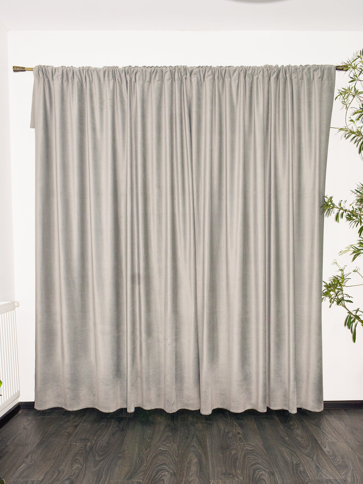 Draperie Catifea Premium Blackout gri deschis Perdele de Poveste