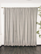 Draperie Catifea Premium Blackout gri deschis Perdele de Poveste