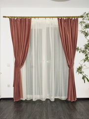 Draperie Catifea Premium Blackout cărămiziu (2025) Perdele de Poveste