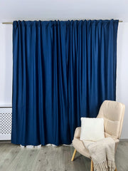 Draperie Blackout Catifea Premium albastru safir Perdele de Poveste