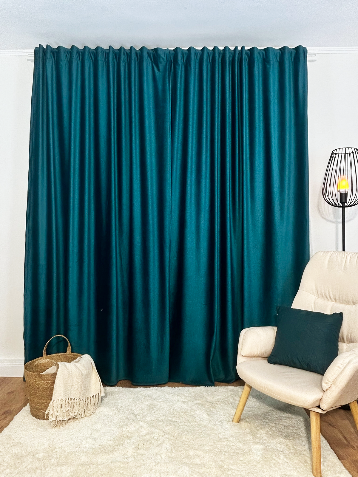 Draperie Blackout Catifea Premium turcoaz Perdele de Poveste