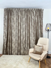 Draperie Blackout maro închis cu detalii fine Perdele de Poveste