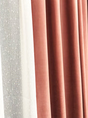 Draperie Catifea Premium Blackout cărămiziu (2025) Perdele de Poveste