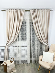 Set Perdea si Draperie Catifea Premium Corina Perdele de Poveste