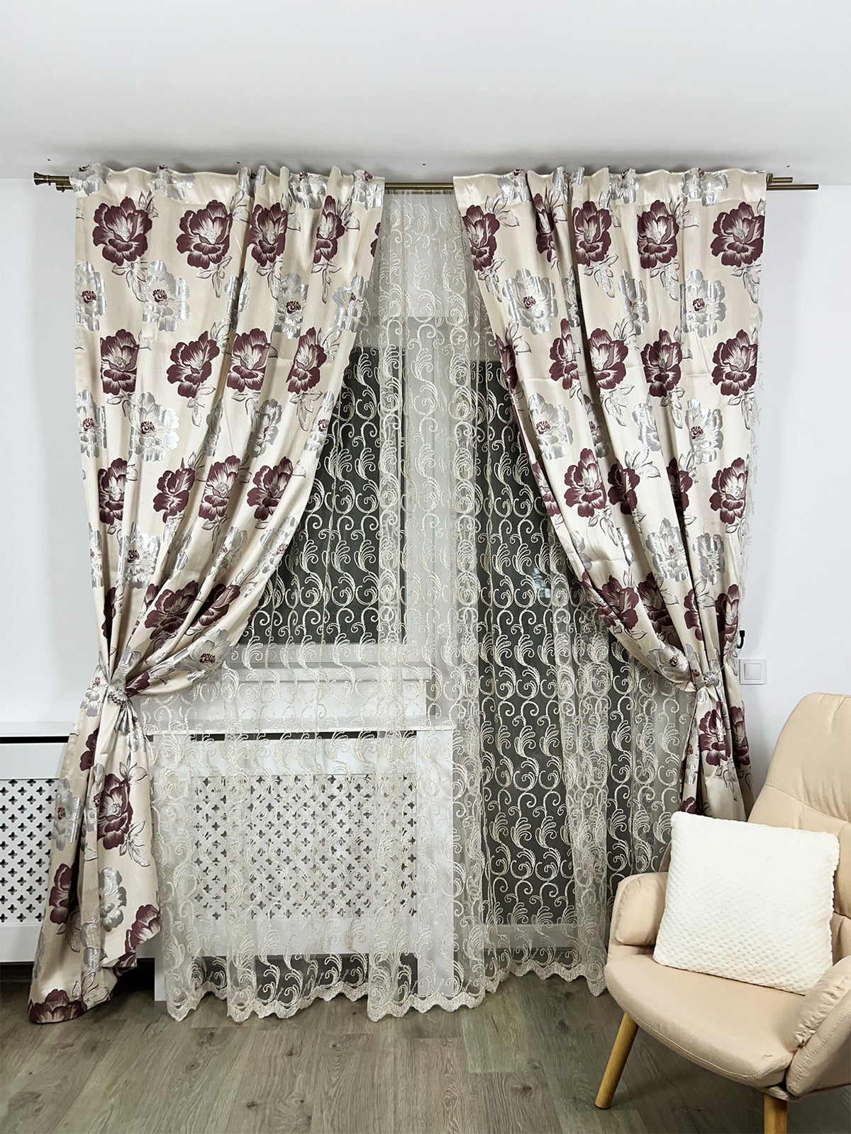 Set Perdea si Draperie Blackout Anișoara Perdele de Poveste