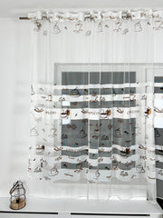 Perdea de Bucătărie Model Cafea Perdele de Poveste