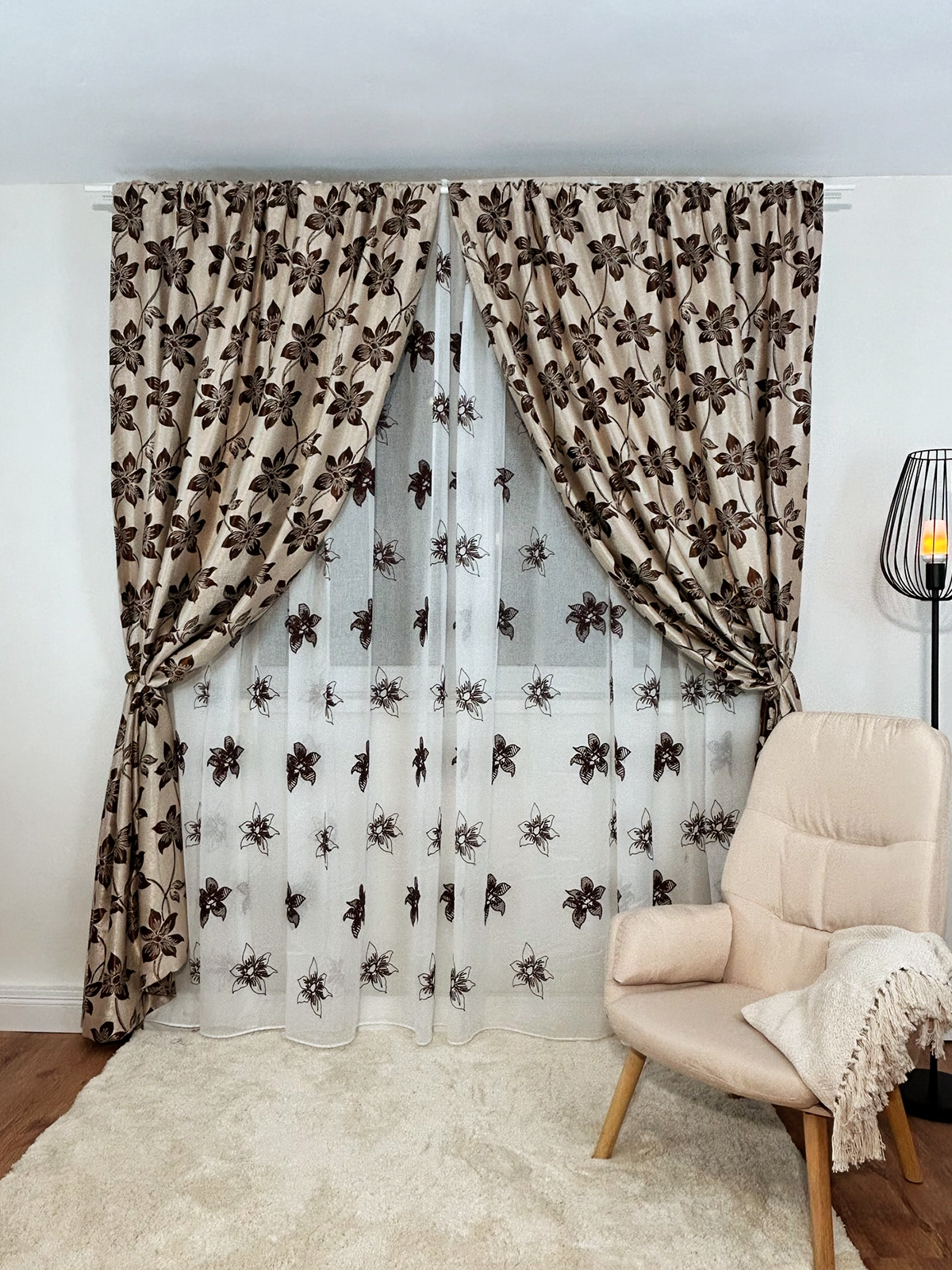 Set Perdea si Draperie Blackout Ludmila Perdele de Poveste