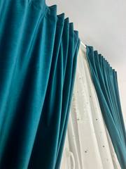 Set Perdea si Draperie Catifea Premium Cornelia Perdele de Poveste