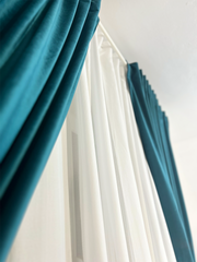 Set Perdea si Draperie Catifea Premium Ileana Perdele de Poveste