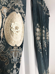 Set Perdea si Draperie Catifea Imperial Margareta Perdele de Poveste