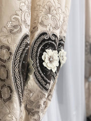 Set Perdea si Draperie Catifea Imperial Charlotte Perdele de Poveste