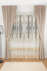 Set Perdea si Draperie Catifea Imperial Agapia Perdele de Poveste