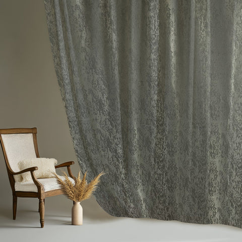 Draperie Blackout Gri cu imprimeu Perdele de Poveste