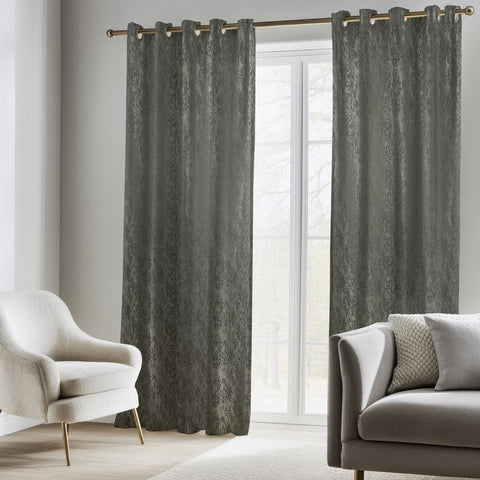 Draperie Blackout Gri cu imprimeu Perdele de Poveste