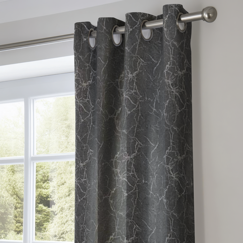 Draperie Blackout Petrol cu Nuante de Gri Perdele de Poveste